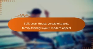 Split-Level House: versatile spaces, family-friendly layout, modern appeal